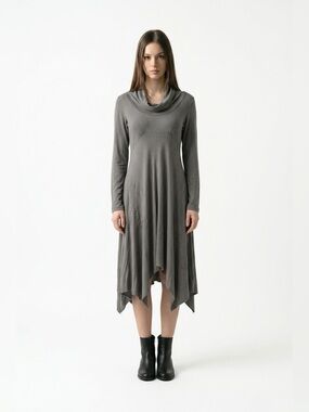 Conquesta viscose wool blend dress